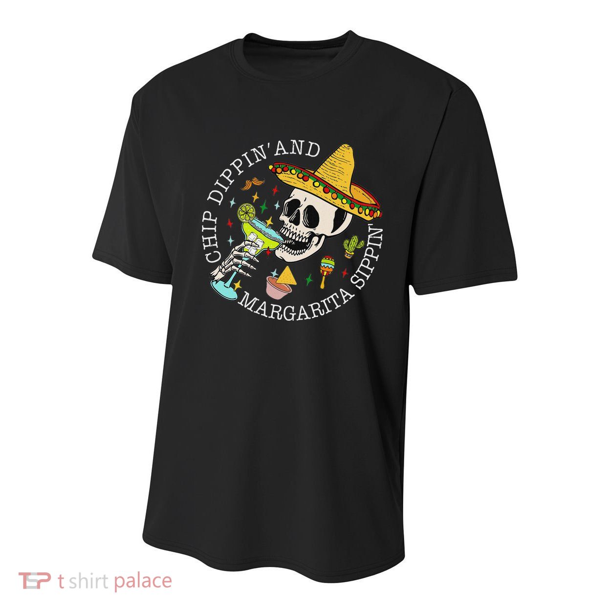 Chip Dippin And Margarita Sippin Cinco De Mayo Drinking Youth Performance Sprint T-Shirt