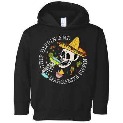 Chip Dippin And Margarita Sippin Cinco De Mayo Drinking Toddler Hoodie