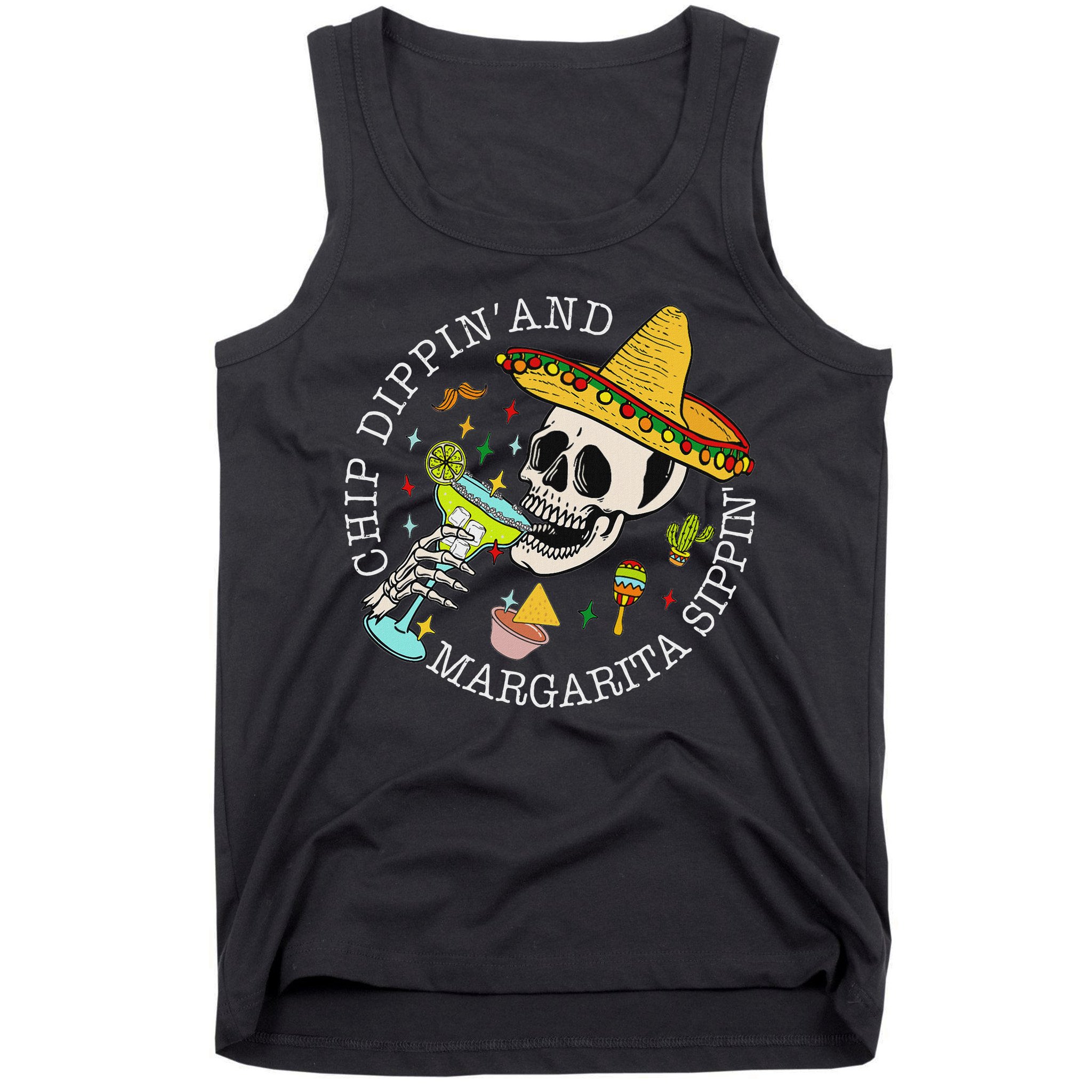Chip Dippin And Margarita Sippin Cinco De Mayo Drinking Tank Top