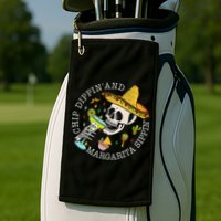 Chip Dippin And Margarita Sippin Cinco De Mayo Drinking Golf Towel