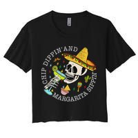 Chip Dippin And Margarita Sippin Cinco De Mayo Drinking Crop Top
