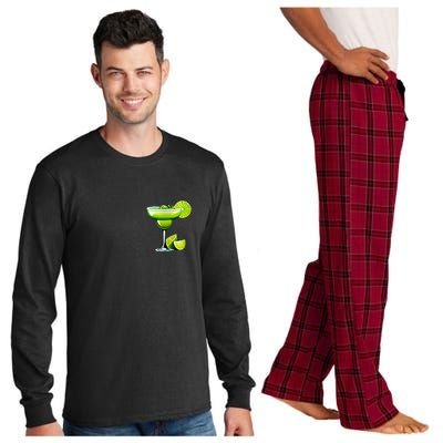 Chip Dippin And Margarita Sippin Long Sleeve Pajama Set