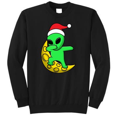 Cute Dabbing Alien Santa Claus Sweatshirt