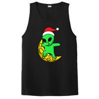 Cute Dabbing Alien Santa Claus PosiCharge Competitor Tank