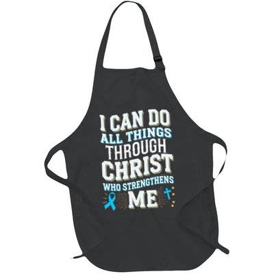 Can Do All Things Through Christ Prostate Cancer Awareness Apron