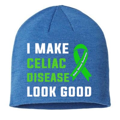 Celiac Disease Awareness Month 2024 Green Ribbon Warrior Gift Sustainable Beanie