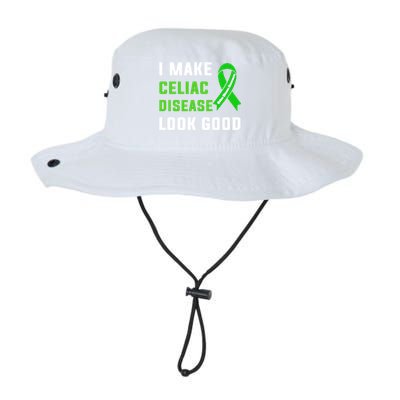 Celiac Disease Awareness Month 2024 Green Ribbon Warrior Gift Legacy Cool Fit Booney Bucket Hat