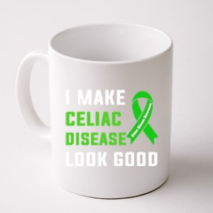 Celiac Disease Awareness Month 2024 Green Ribbon Warrior Gift Coffee Mug