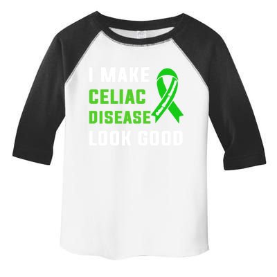 Celiac Disease Awareness Month 2024 Green Ribbon Warrior Gift Toddler Fine Jersey T-Shirt