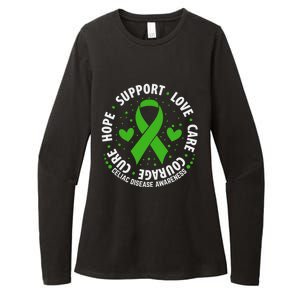 Celiac Disease Awareness Support Month Green Ribbon Cute Gift Womens CVC Long Sleeve Shirt