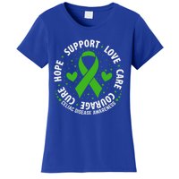 Celiac Disease Awareness Support Month Green Ribbon Cute Gift Women's T-Shirt