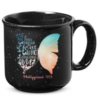 Can Do All Things Through Christ Who Strengthens Me Saying 15oz Campfire Ceramic Mug