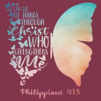 Can Do All Things Through Christ Who Strengthens Me Saying 16oz Travel Tumbler