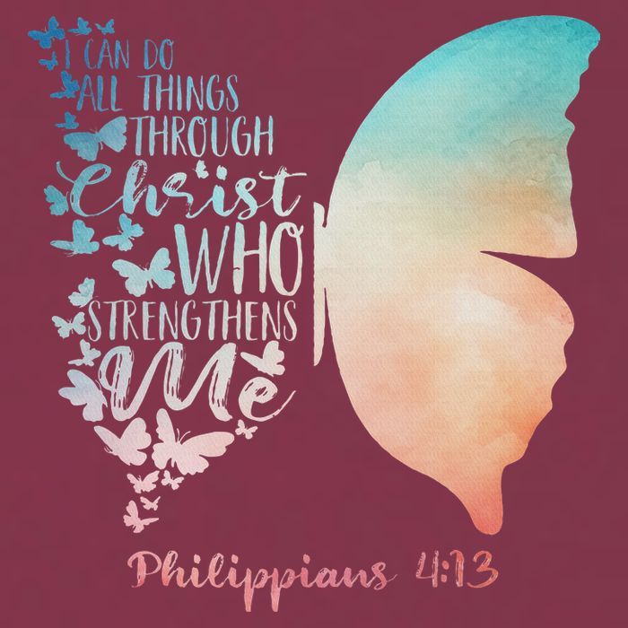 Can Do All Things Through Christ Who Strengthens Me Saying 16oz Travel Tumbler