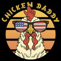 Chicken Daddy American Flag Funny Performance Shirt