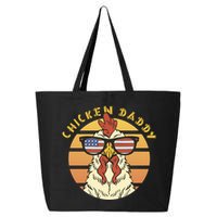 Chicken Daddy American Flag Funny 25L Jumbo Tote