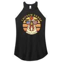 Chicken Daddy American Flag Funny Women's Perfect Tri Rocker Tank