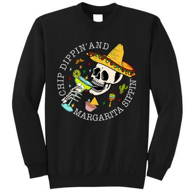 Chip Dippin And Margarita Sippin Cinco De Mayo Drinking Sweatshirt