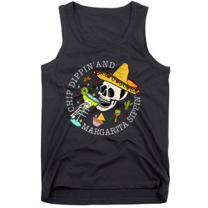 Chip Dippin And Margarita Sippin Cinco De Mayo Drinking Tank Top