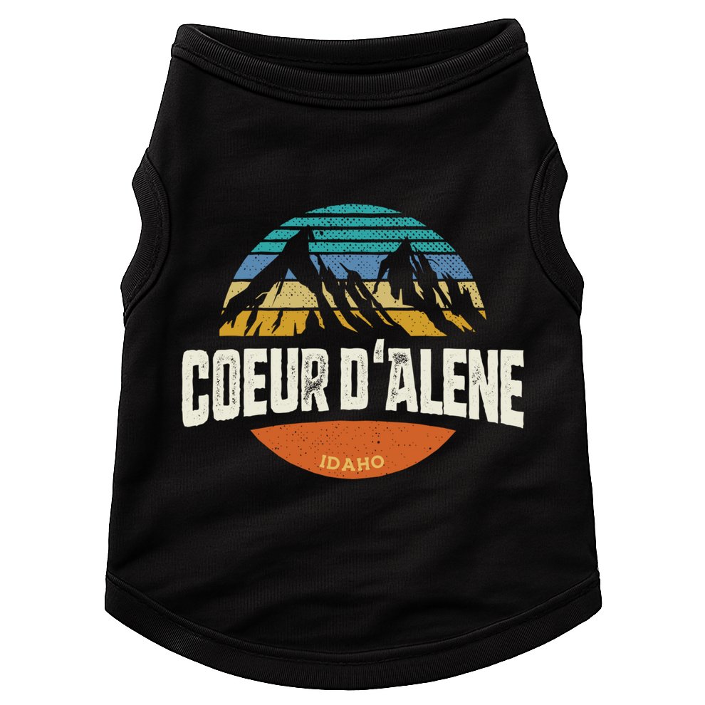 Coeur D Alene Gift Idaho Cool Gift Doggie Tank