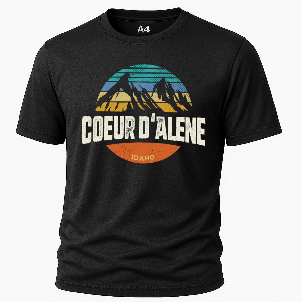 Coeur D Alene Gift Idaho Cool Gift Cooling Performance Crew T-Shirt