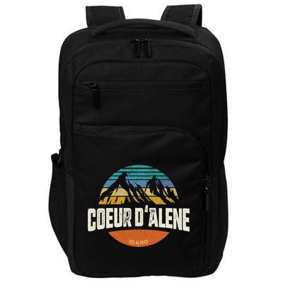 Coeur D Alene Gift Idaho Cool Gift Impact Tech Backpack