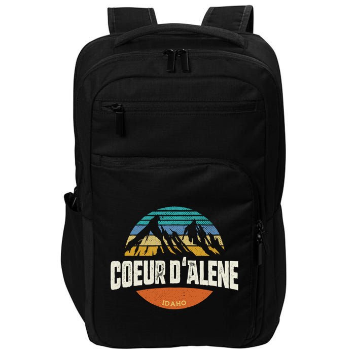 Coeur D Alene Gift Idaho Cool Gift Impact Tech Backpack