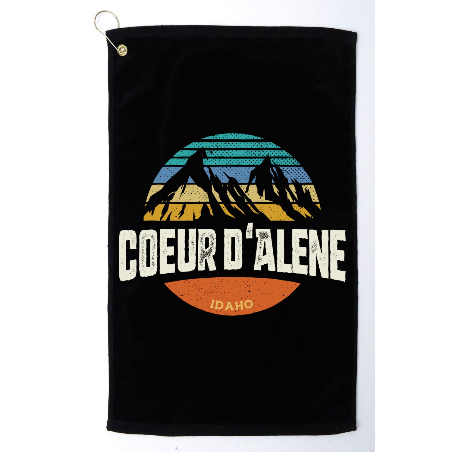 Coeur D Alene Gift Idaho Cool Gift Golf Towel
