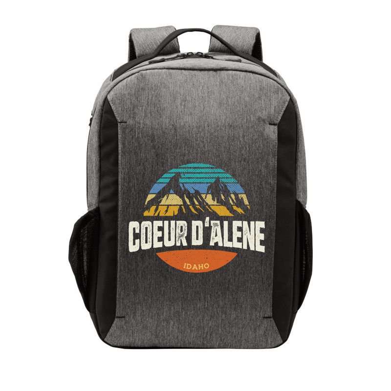 Coeur D Alene Gift Idaho Cool Gift Vector Backpack