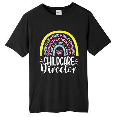 Childcare Director Appreciation Daycare Provider Rainbow Tall Fusion ChromaSoft Performance T-Shirt