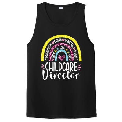 Childcare Director Appreciation Daycare Provider Rainbow PosiCharge Competitor Tank