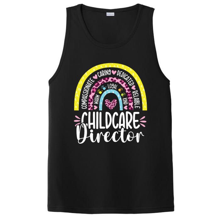 Childcare Director Appreciation Daycare Provider Rainbow PosiCharge Competitor Tank