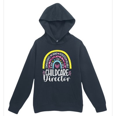 Childcare Director Appreciation Daycare Provider Rainbow Urban Pullover Hoodie