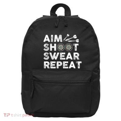 Cool Darts Art For Women Dart Player Throwing Sport 16 in Basic Backpack