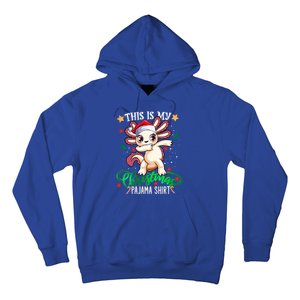 Christmas Dabbing Axolotl Santa This Is My Christmas Pajama Cute Gift Hoodie