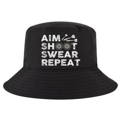 Cool Darts Art For Women Dart Player Throwing Sport Cool Comfort Performance Bucket Hat