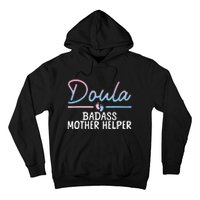 Cool Doula Art Mother Birth Worker Midwife Doula Hoodie