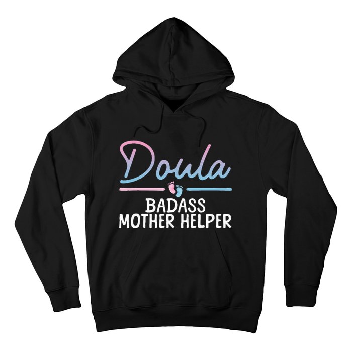 Cool Doula Art Mother Birth Worker Midwife Doula Hoodie