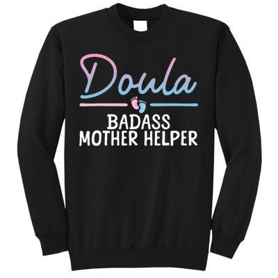 Cool Doula Art Mother Birth Worker Midwife Doula Sweatshirt