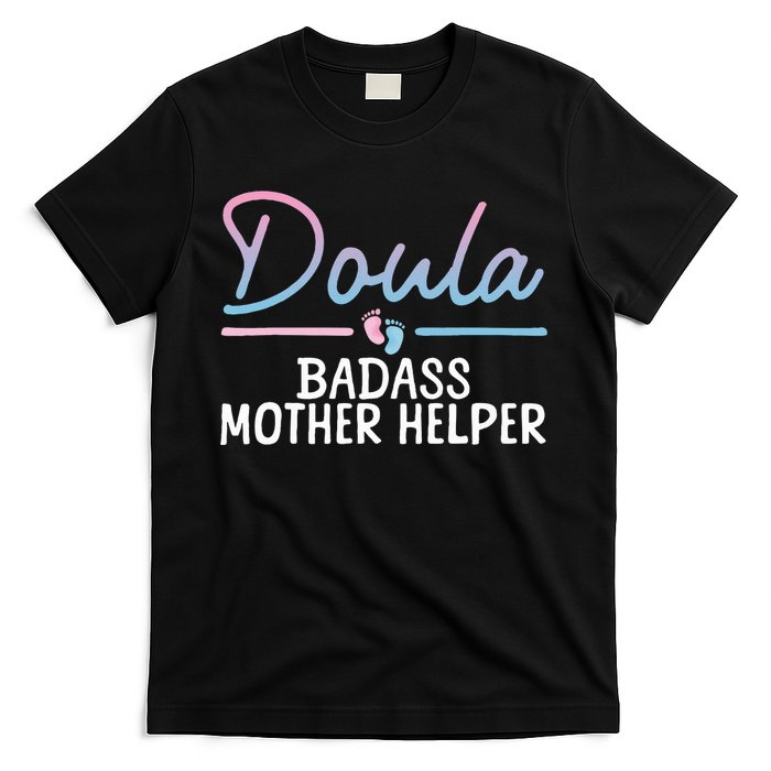 Cool Doula Art Mother Birth Worker Midwife Doula T-Shirt