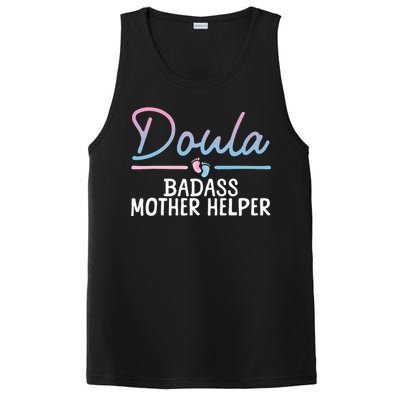 Cool Doula Art Mother Birth Worker Midwife Doula PosiCharge Competitor Tank