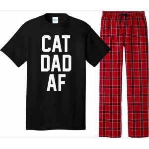 Cat Dad Af For Dads Of Cats Pajama Set