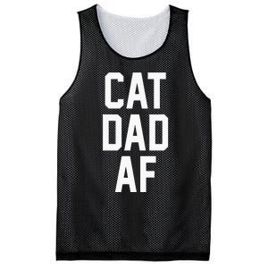 Cat Dad Af For Dads Of Cats Mesh Reversible Basketball Jersey Tank