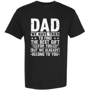 Cool Dad Art For Father Dad Stepfather From Son Daughter Garment-Dyed Heavyweight T-Shirt