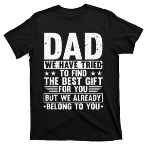 Cool Dad Art For Father Dad Stepfather From Son Daughter T-Shirt