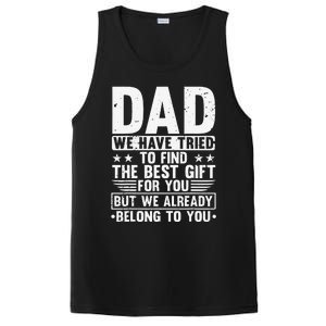 Cool Dad Art For Father Dad Stepfather From Son Daughter PosiCharge Competitor Tank