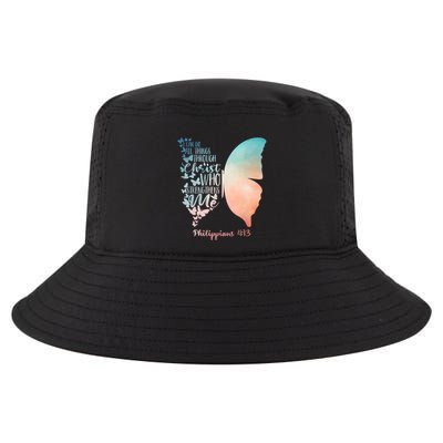 Can Do All Things Through Christ Who Strengthens Me Saying Cool Comfort Performance Bucket Hat