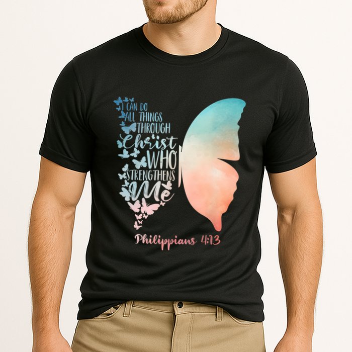 Can Do All Things Through Christ Who Strengthens Me Saying Performance Shirt