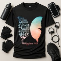 Can Do All Things Through Christ Who Strengthens Me Saying Performance Shirt