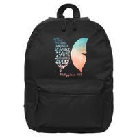 Can Do All Things Through Christ Who Strengthens Me Saying 16 in Basic Backpack